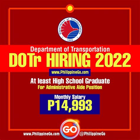 Dotr Hiring Work, Jobs .